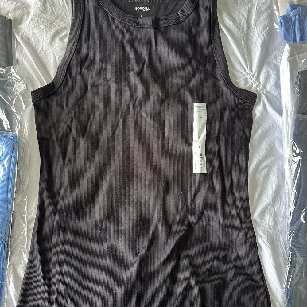 (4) *New with Tags* Women's Sonoma Goods for Life high neck Tank Tops -